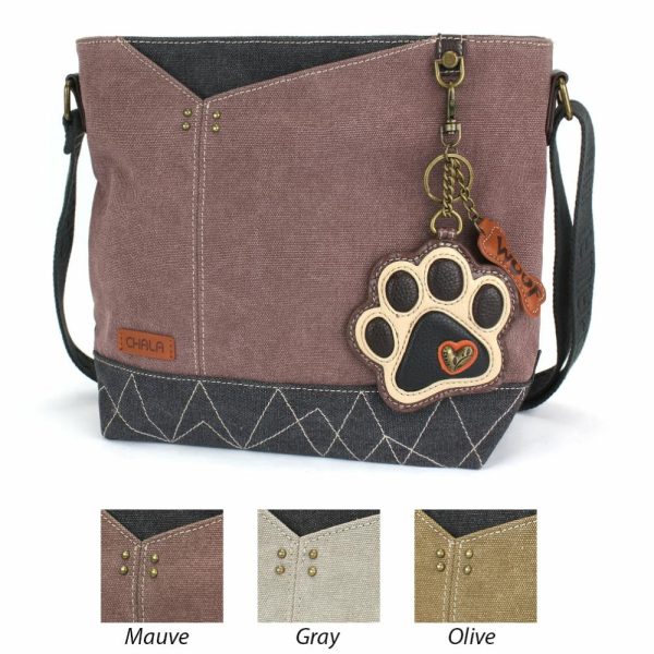 Crossbodies |  Prism Crossbody – Ivory Pawprint Crossbodies Crossbodies