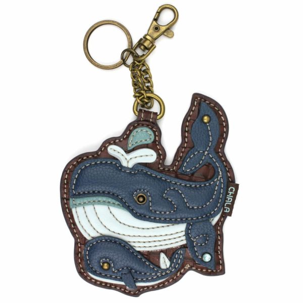 Keychains |  Key Fob/Coin Purse – Whale Family Keychains