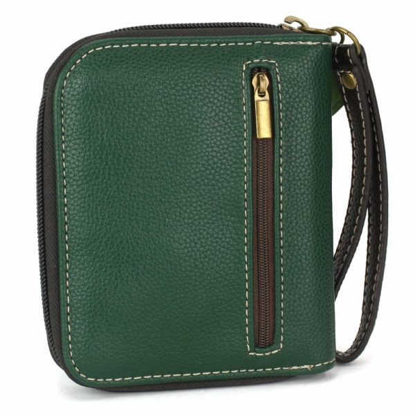 Wallets |  Zip Around Wallet – Avocado Wallets Dark Green Approx