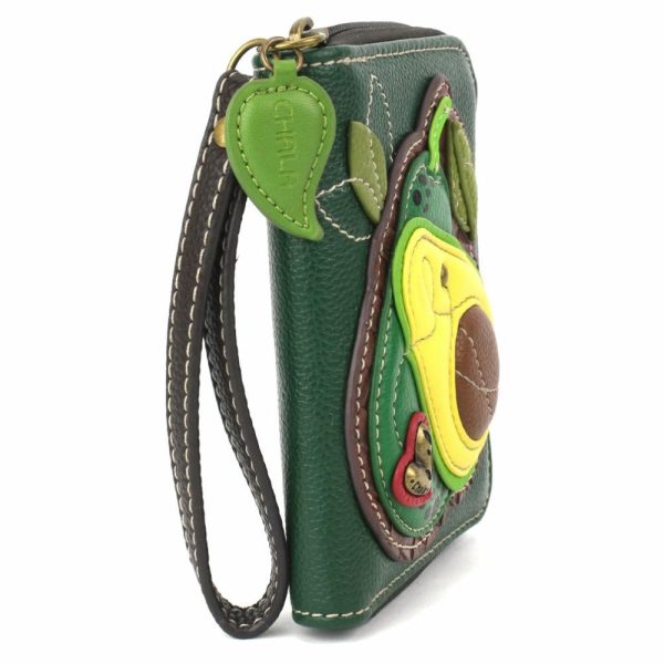 Wallets |  Zip Around Wallet – Avocado Wallets Dark Green Approx