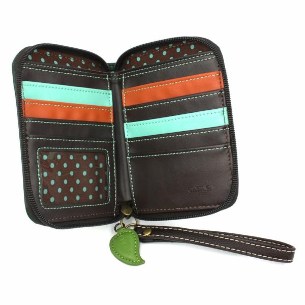 Wallets |  Zip Around Wallet – Avocado Wallets Dark Green Approx