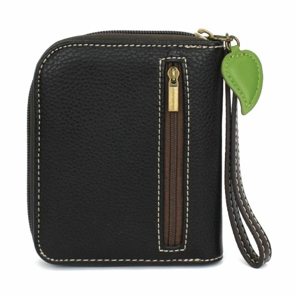 Wallets |  Zip Around Wallet – Dragonfly (Black) Wallets Black Approx