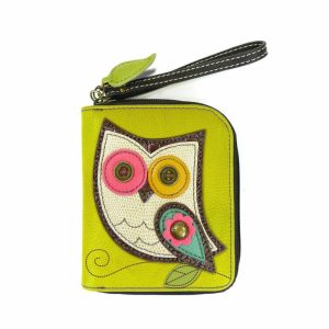 Wallets |  Zip Around Wallet – Owl Ii (Mustard) Wallets Mustard Approx