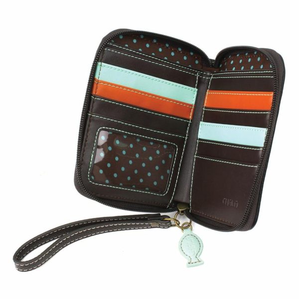 Wallets |  Zip Around Wallet – Penguin Wallets Blue Stripe Approx