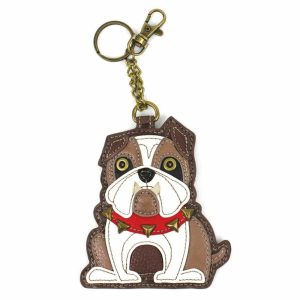 Keychains |  Key Fob/Coin Purse - Bulldog